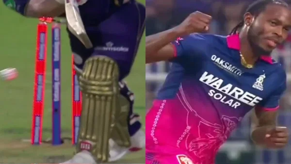Jofra Archer dismisses Tim Seifert with a peach first ball in KKR vs RR clash