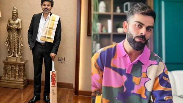 Virat Kohli bonds with Tamil Nadu CM Vijay with special gift days after soaring ceremony