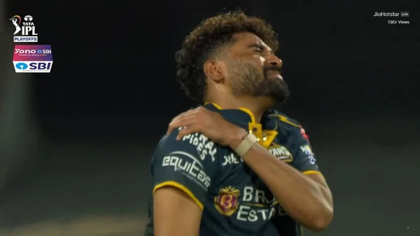 Mohammed Siraj RULED OUT? GT pacer suffers nasty shoulder injury during Qualifier 2 vs RR