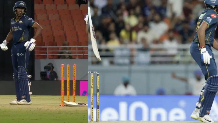 Sai Sudharsan falls in bizarre hit-wicket fashion again; Shubman Gill left stunned
