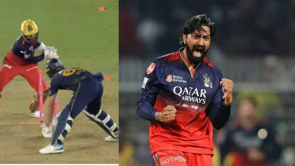 Krunal Pandya celebrates wildly after dismissing Jos Buttler in IPL final (watch video)
