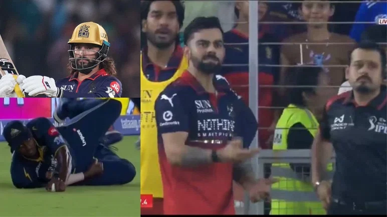 Ban loading? Virat Kohli engages in heated exchange with umpire after Jason Holder's controversial catch to dismiss Rajat Patidar in GT vs RCB clash
