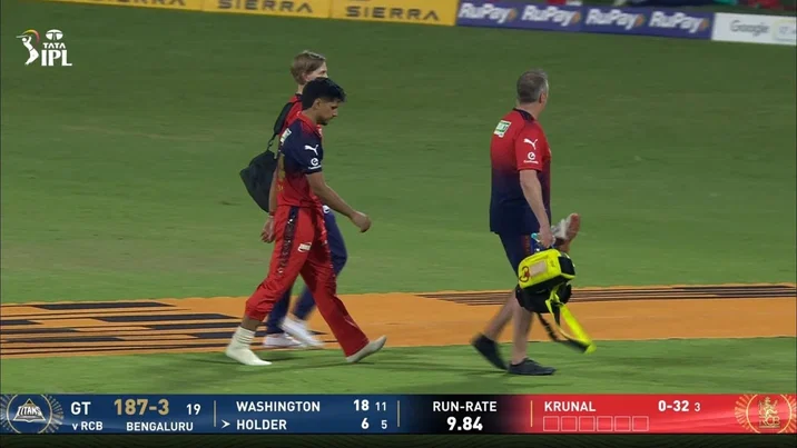 Rasikh Dar hamstring injury