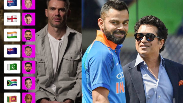 James Anderson snubs Sachin Tendulkar, names Babar Azam and Virat Kohli as his all-time favourites