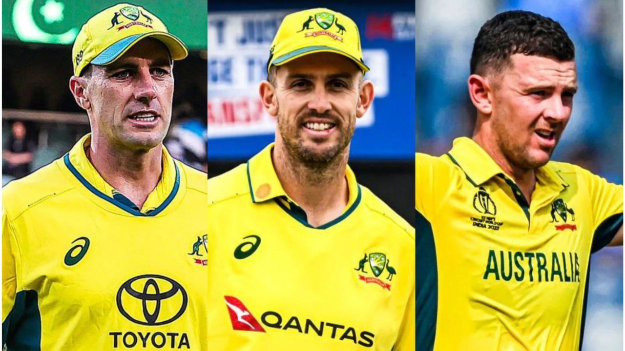 Mitchell Marsh, Josh Hazlewood, Pat Cummins