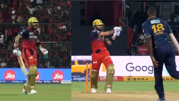 Virat Kohli left fuming after being bowled by Jason Holder in RCB vs GT clash