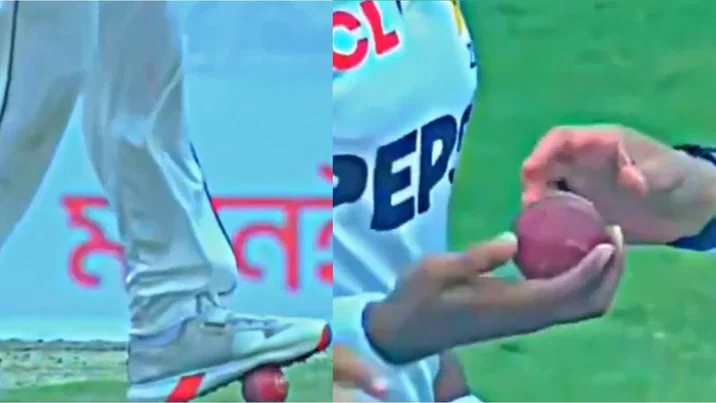 Watch: Shaheen Afridi does blatant ball-tampering during BAN vs PAK 1st Test, umpires intervene