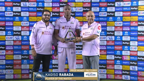 "Rhythm is everything." - Kagiso Rabada revealed his success mantra after being picked as the POTM against SRH