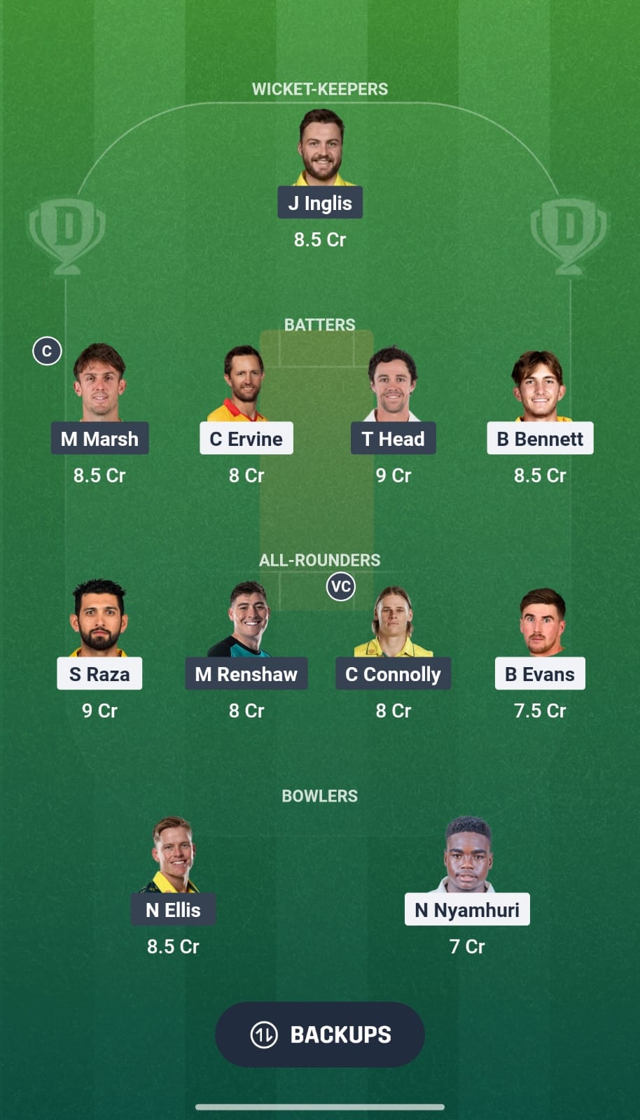 ZIM Vs AUS