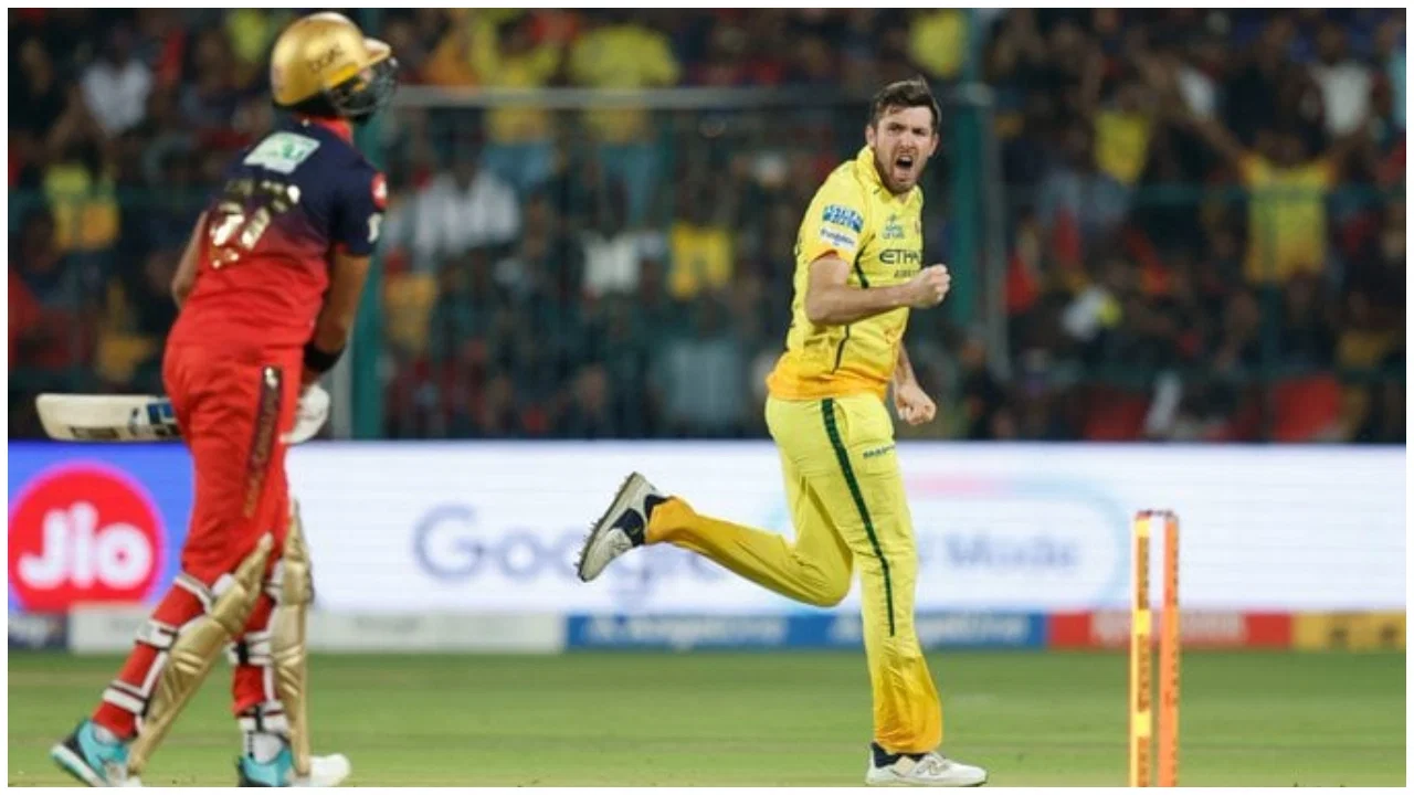 Jamie Overton bamboozles Devdutt Padikkal in RCB vs CSK clash