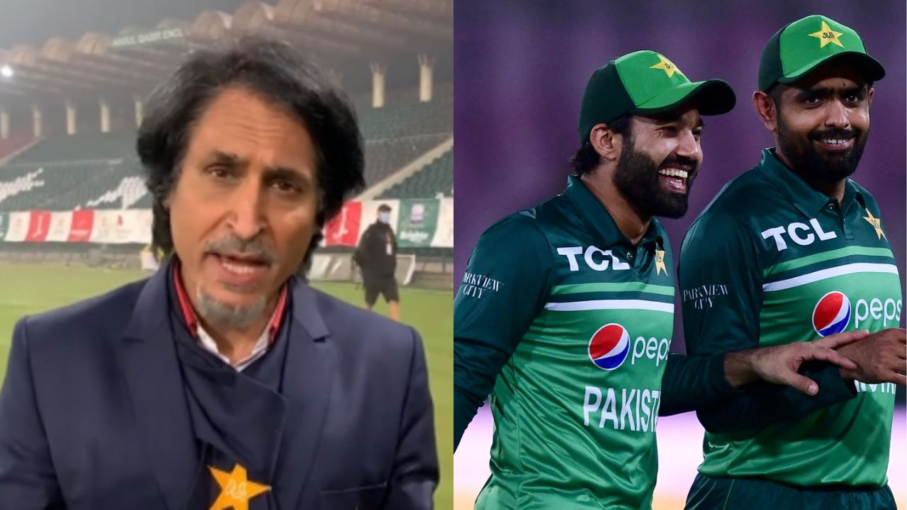 Ramiz Raja, Babar Azam, and Mohammad Rizwan