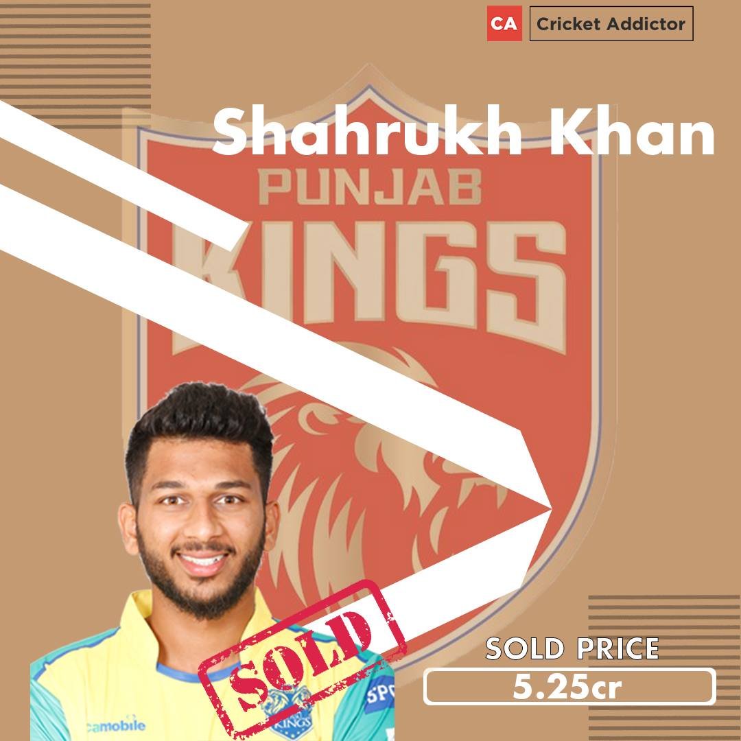 Shahrukh Khan, IPL 2021 Auction, Punjab Kings