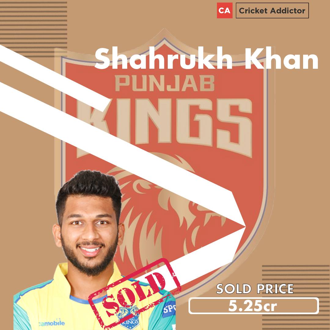 Shahrukh Khan, IPL 2021 Auction, Punjab Kings