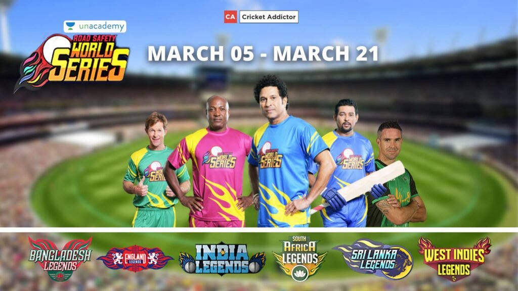 Road Safety World Series, India Legends, Bangladesh Legends, When and Where to Watch, Live Streaming, Live