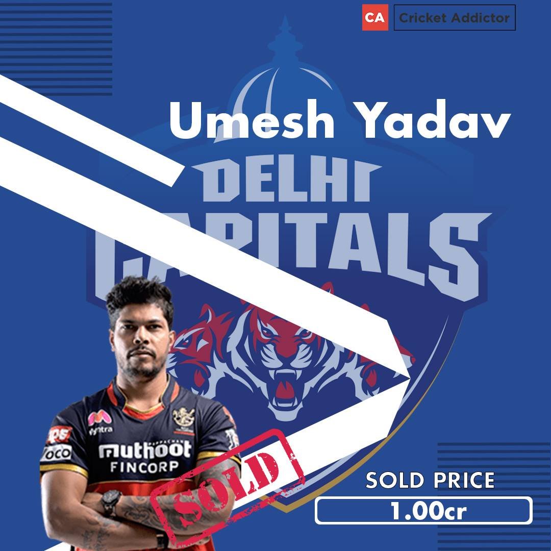 IPL 2021. IPL 2021 Auction, Umesh Yadav