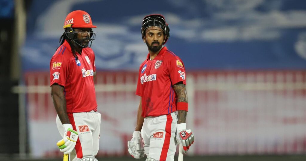 Chris Gayle, KL Rahul.