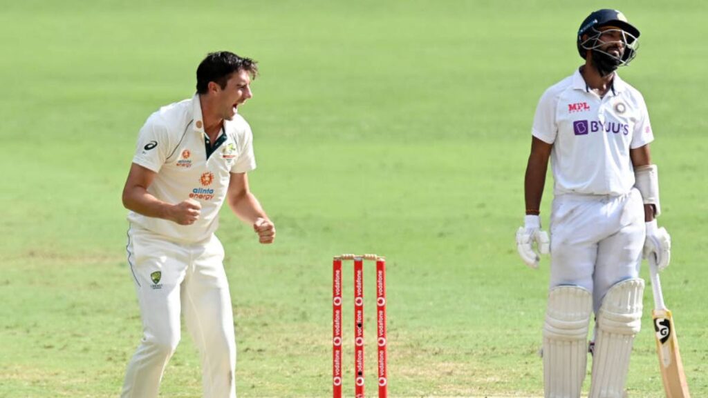 Pat Cummins and Cheteshwar Pujara