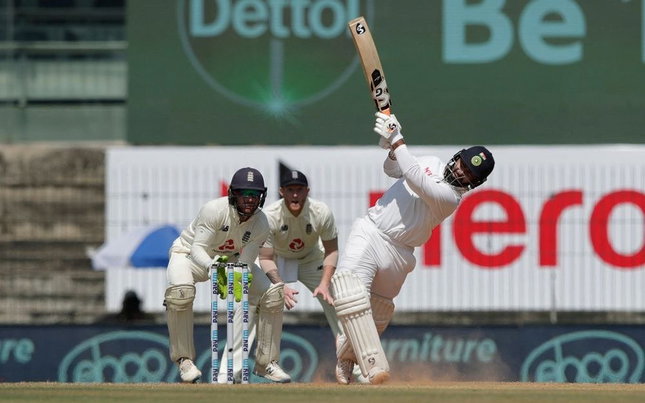 Rishabh Pant during Chennai Test