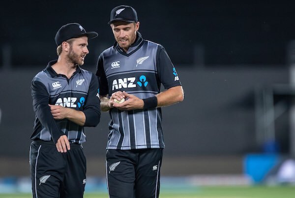 Tim Southee and Kane Williamson. (Credits: Twitter)
