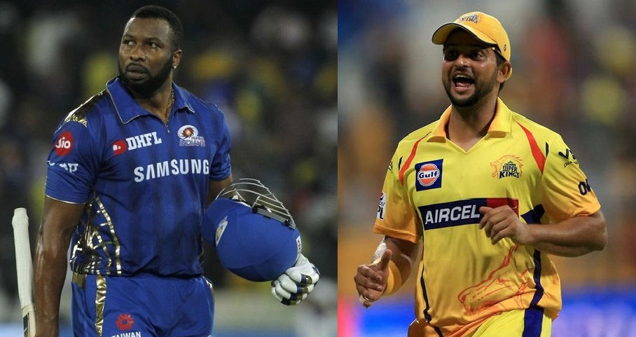 Kieron Pollard and Suresh Raina
