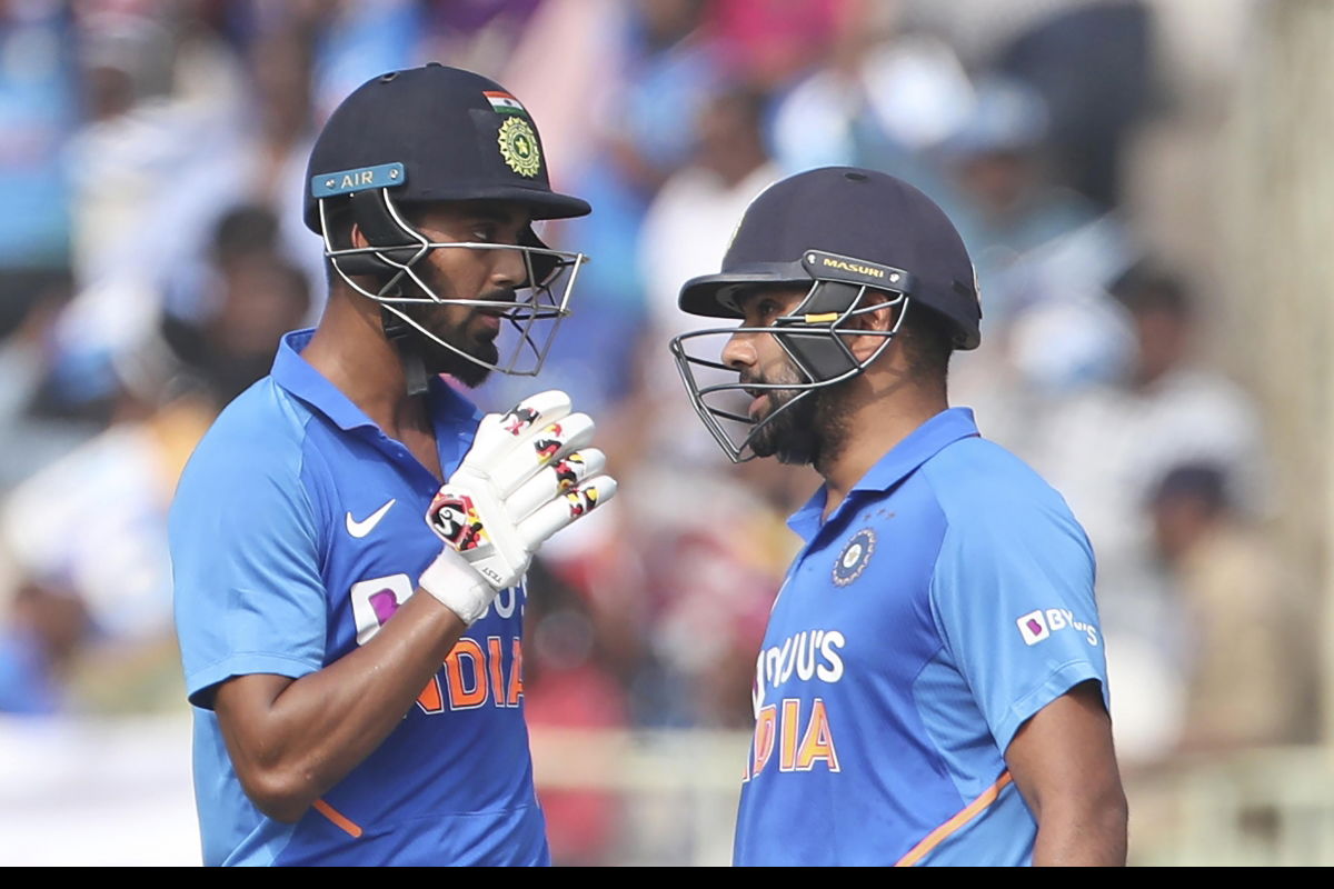 Rohit Sharma, KL Rahul, Virat Kohli
