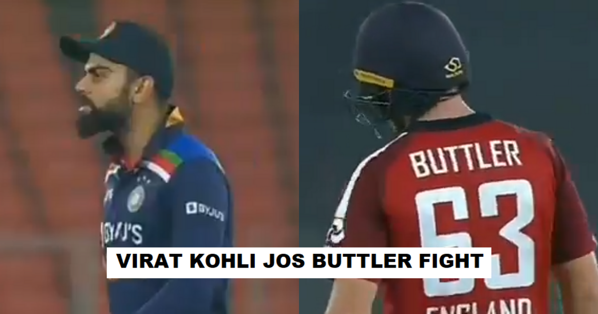 Virat Kohli Jos Buttler Fight