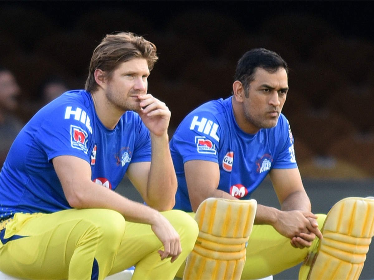 Shane Watson and MS Dhoni for CSK (CSK Twitter)