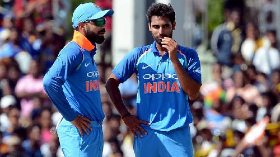 Virat Kohli and Bhuvneshwar Kumar ( PHoto- Getty)