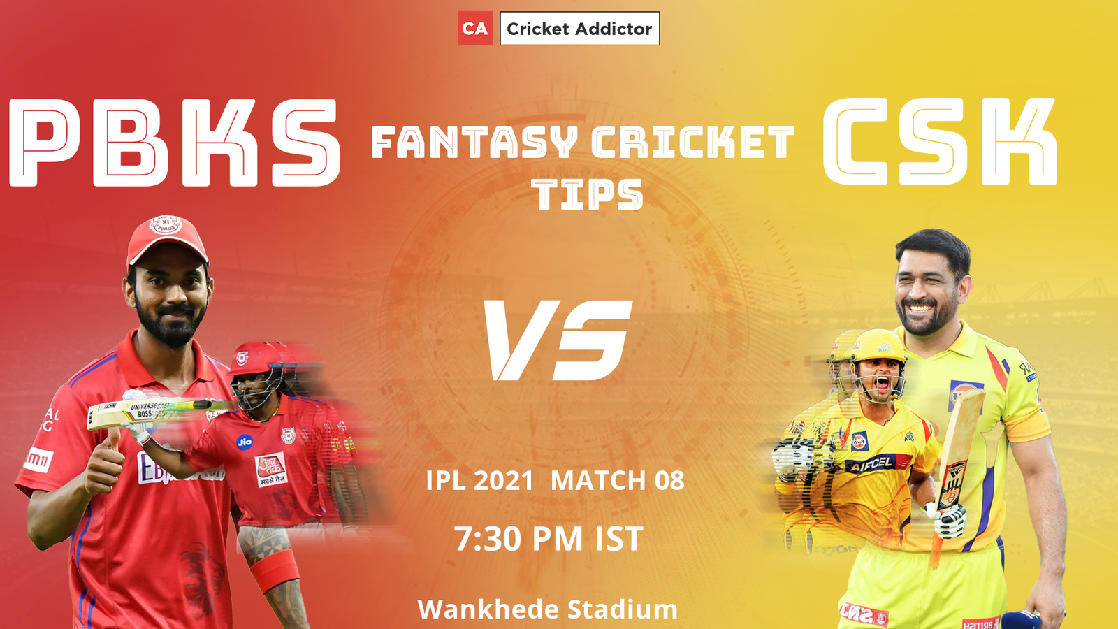 Punjab Kings (PBKS) vs Chennai Super Kings (CSK) Dream11 Prediction, Fantasy Cricket Tips, Playing XI, Pitch Report, Dream11 Team, Injury Update of VIVO IPL 2021