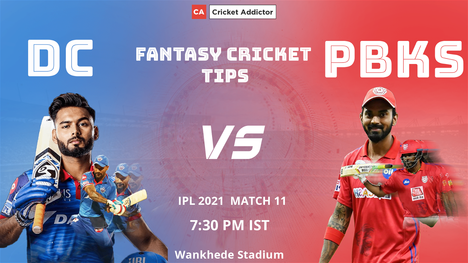 Delhi Capitals (DC) vs Punjab Kings (PBKS) Dream11 Prediction, Fantasy Cricket Tips, Playing XI, Pitch Report, Dream11 Team Today, Fantasy Team, Injury Update of VIVO IPL 2021.