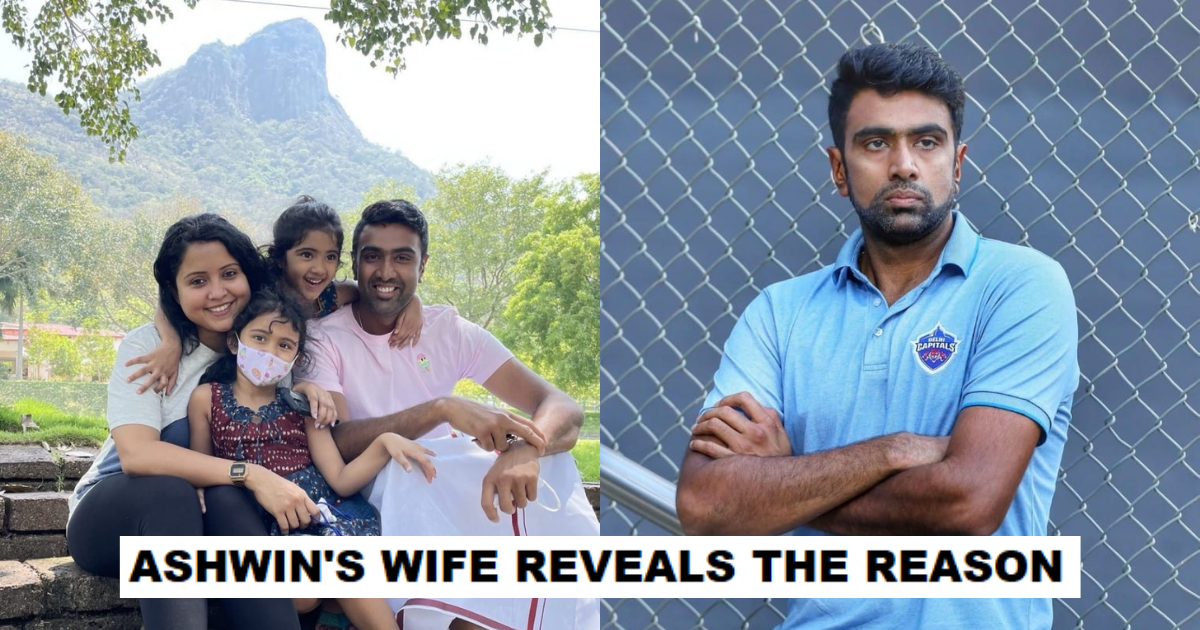 Ravichandran Ashwin's Wife Prithi Reveals Why Ashwin Left IPL 2021