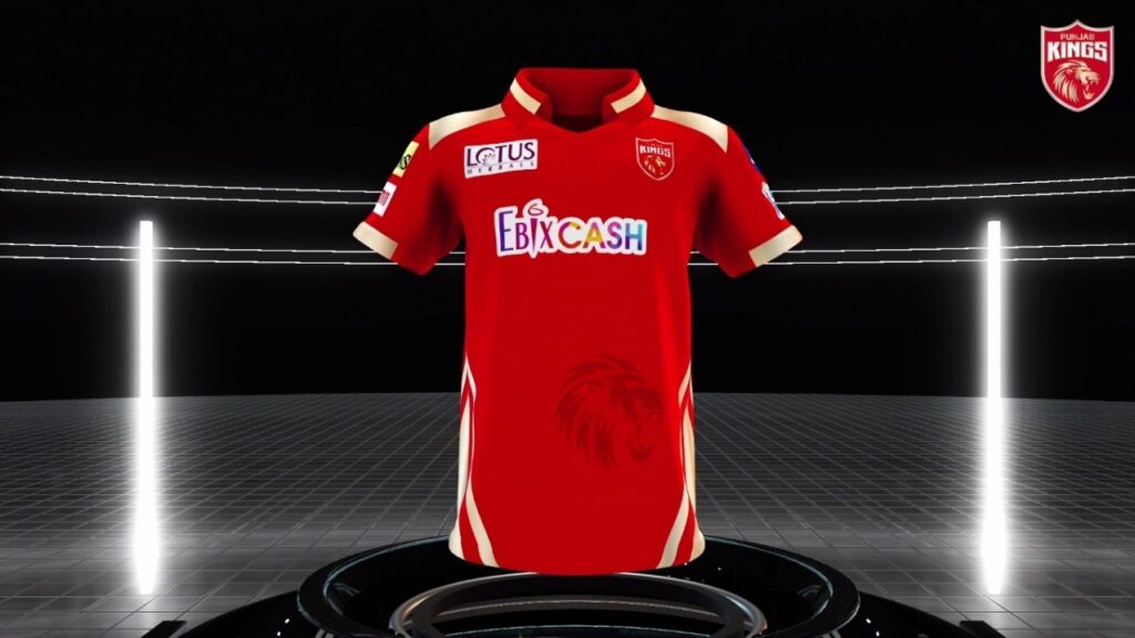 The newly designed Punjab Kings (PBKS) jersey (Photo- PBKS Twitter)