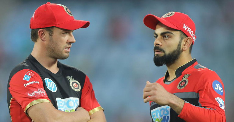 AB de Villiers and Virat Kohli