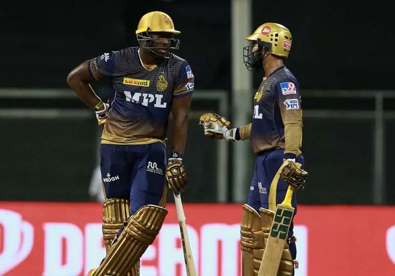 Andre Russell and Dinesh Karthik