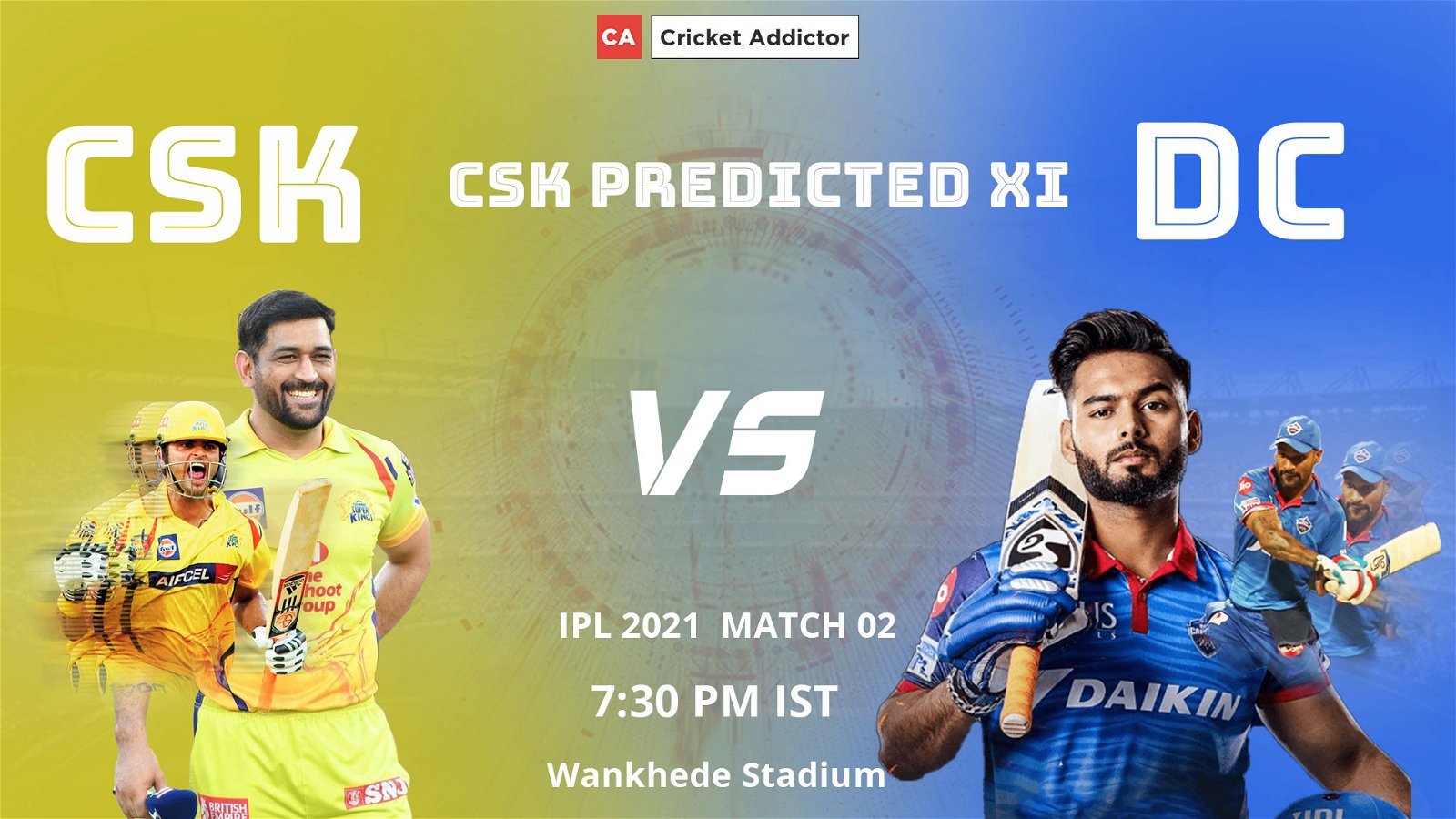 Chennai Super Kings, CSK, predicted XI