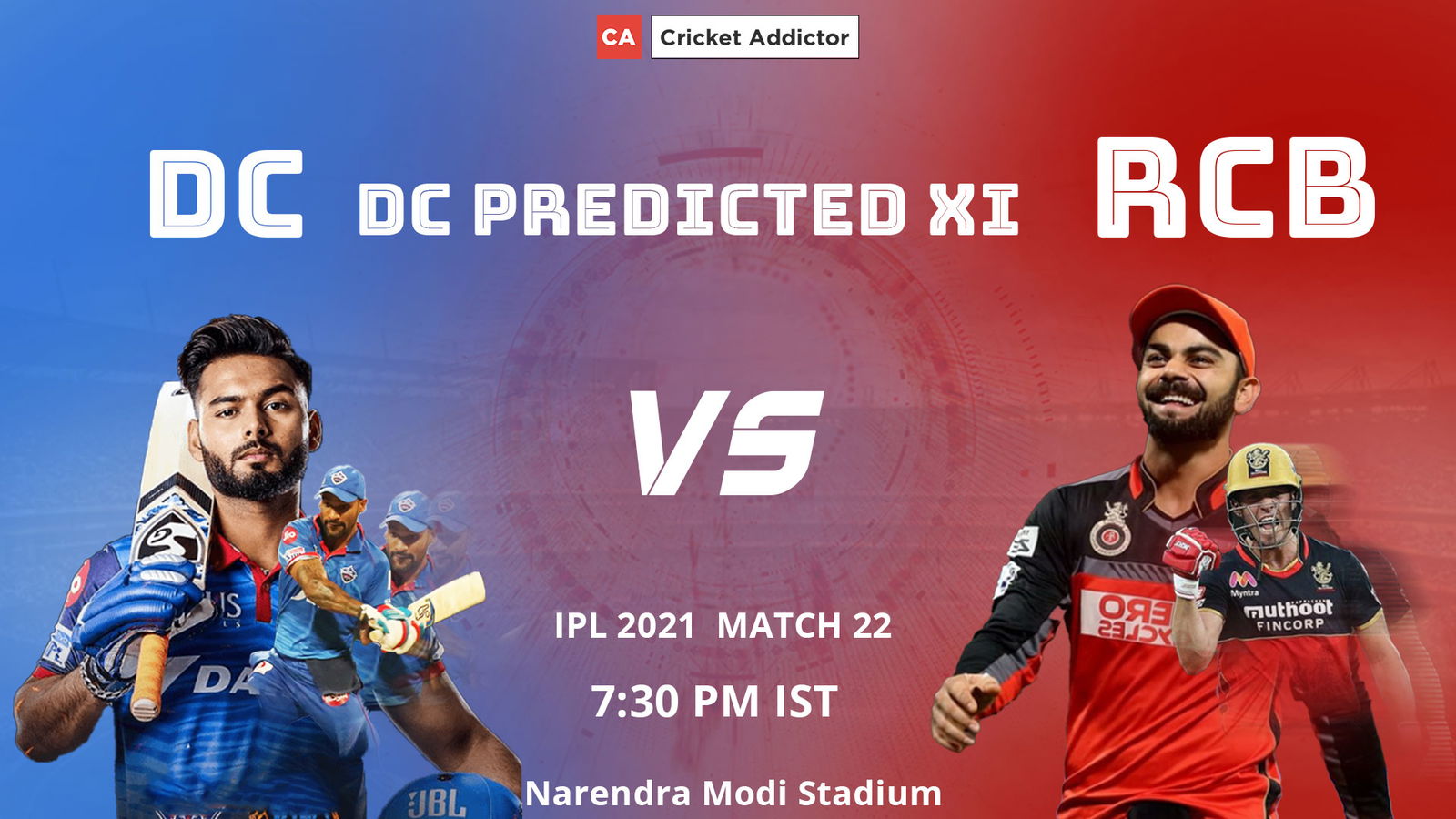 IPL 2021, Delhi Capitals, DC, DC vs RCB, predicted playing XI, playing XI
