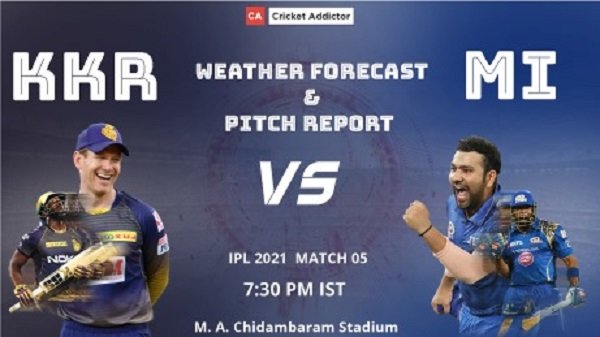 IPL 2021, Kolkata Knight Riders, Mumbai Indians, KKR vs MI, Weather Forecast, Pitch Report