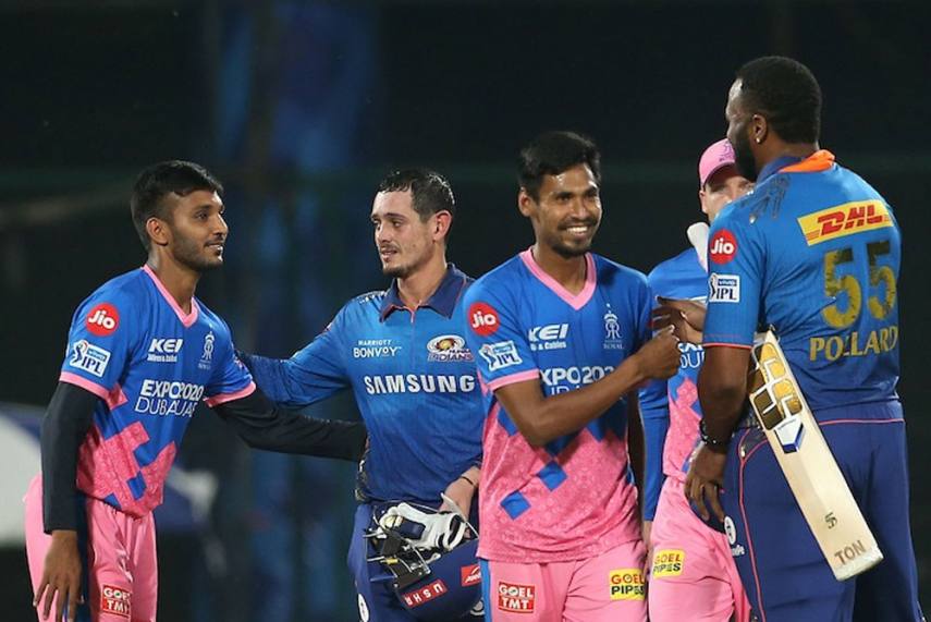 MI defeats RR in IPL 2021