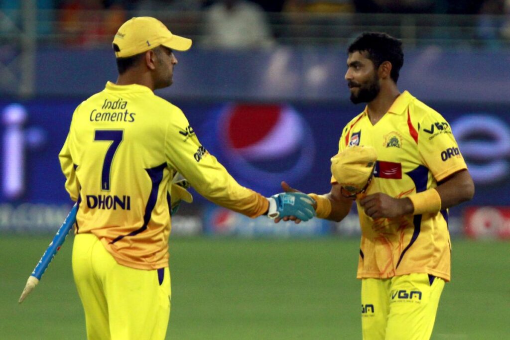 MS Dhoni and Ravindra Jadeja