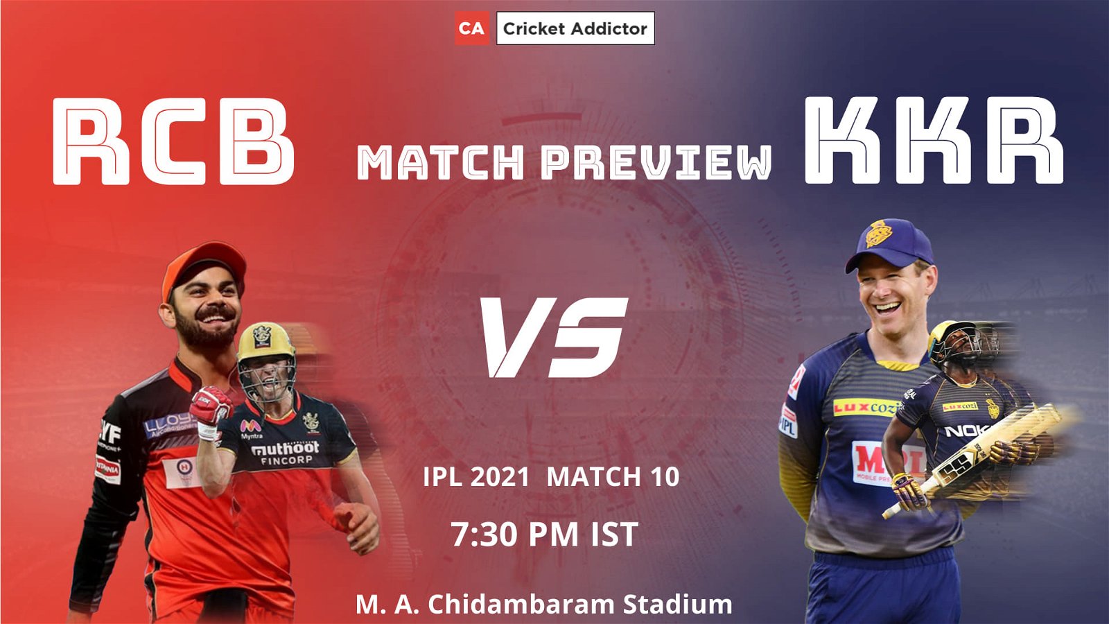 IPL 2021, Royal Challengers Bangalore, Kolkata Knight Riders, RCB vs KKR, Match Preview, Prediction