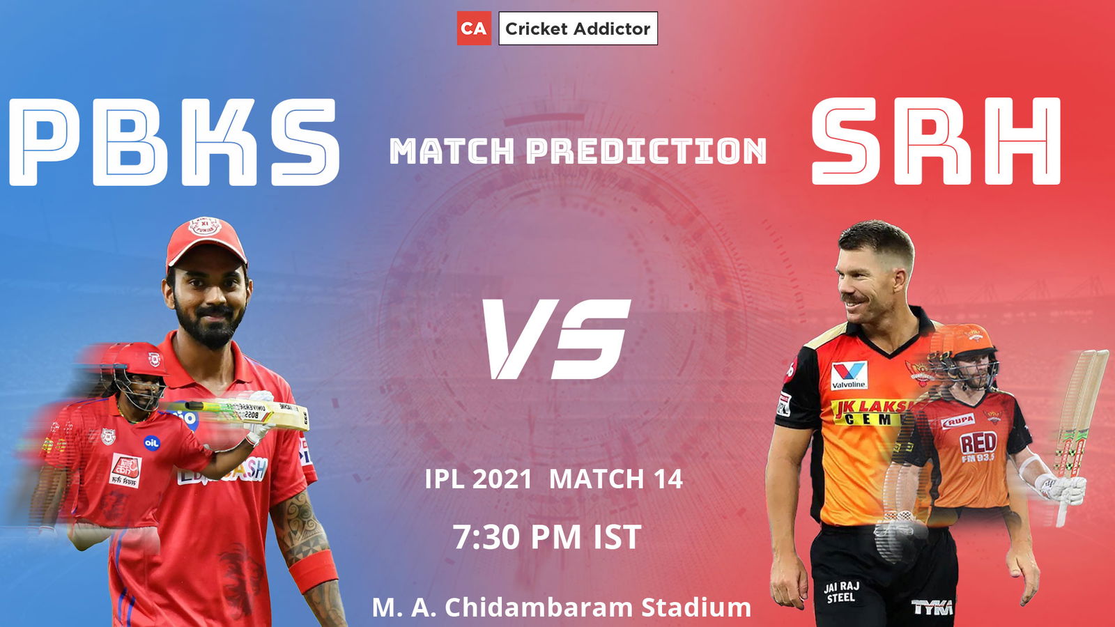 IPL 2021, Punjab Kings, SunRisers Hyderabad, PBKS, SRH