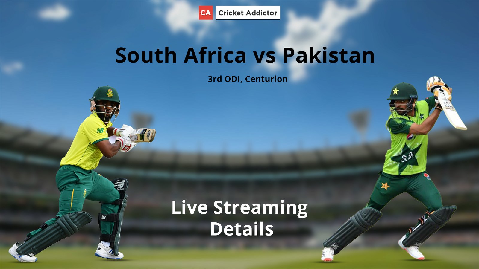 South Africa, Pakistan, Live Streaming