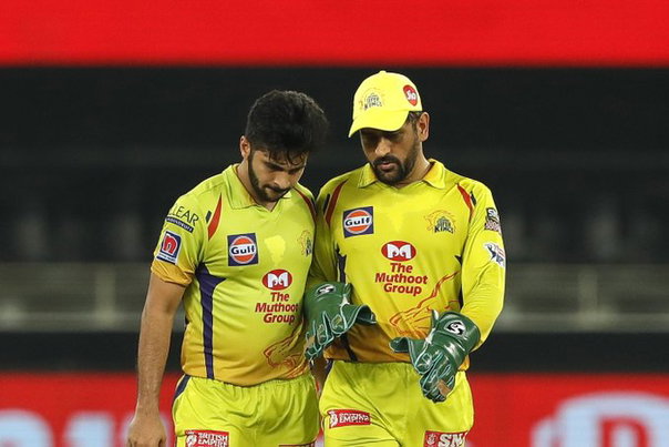 Shardul Thakur and MS Dhoni