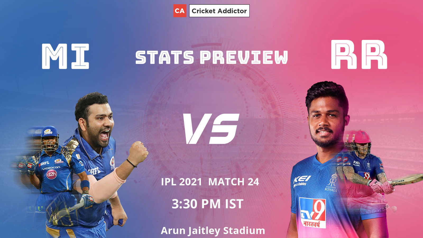 IPL 2021, Mumbai Indians, Rajasthan Royals, MI, RR, MI vs RR, Stats