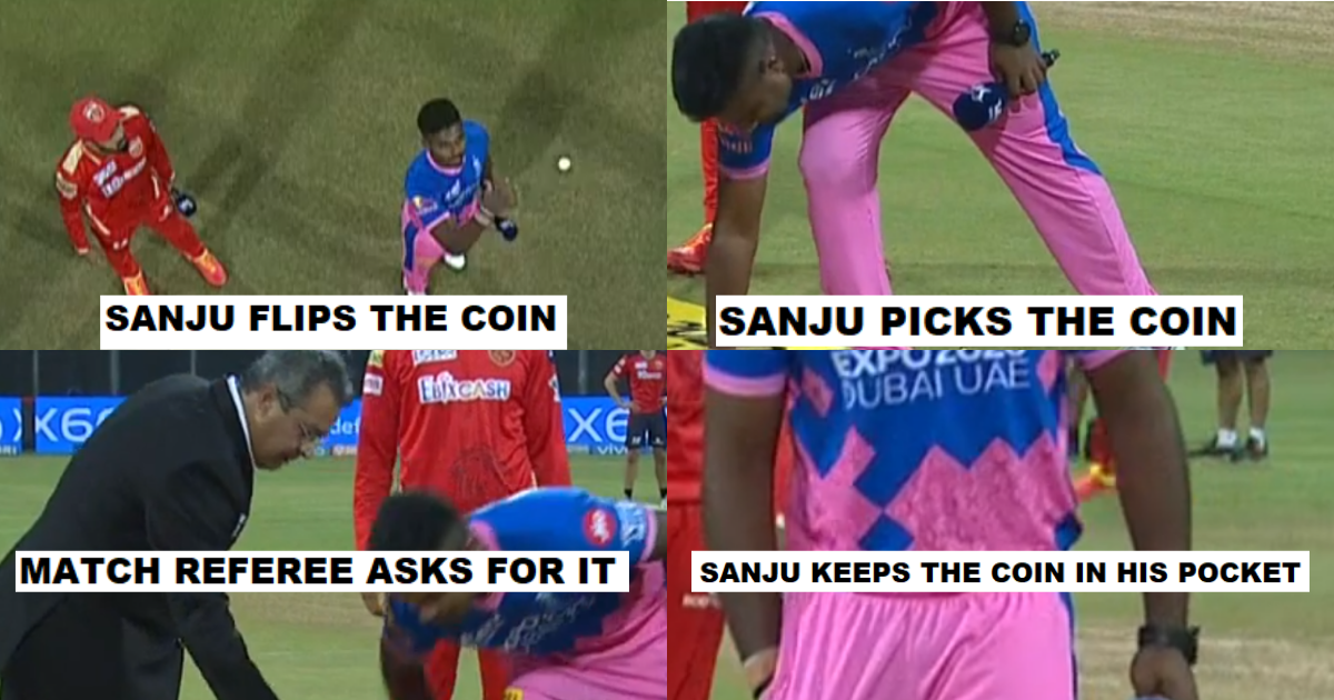 IPL 2021: Hilarious Moment Surfaces As Sanju Samson Snubs The Match Referee And Keeps The Coin In His Pocket After The Toss