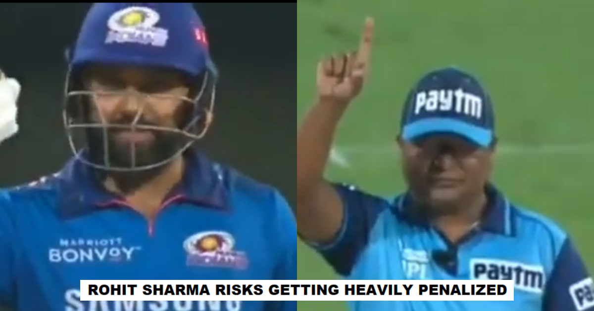 Watch: Rohit Sharma Takes A Nasty Jibe At The On-Field Umpire, Risks Getting Fined