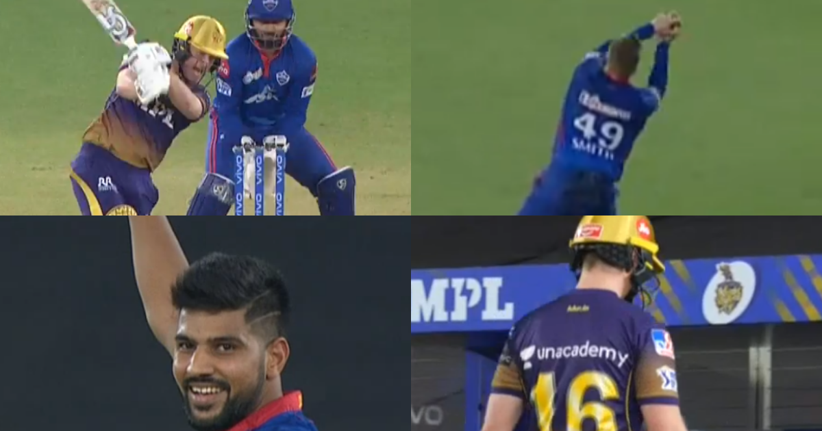 Watch: Steve Smith Takes A Brilliant Catch As Eoin Morgan Registers Another Duck In IPL 2021