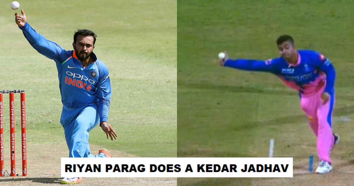 Watch: Riyan Parag Bowls A Kedar Jadhav-Like Delivery To Chris Gayle