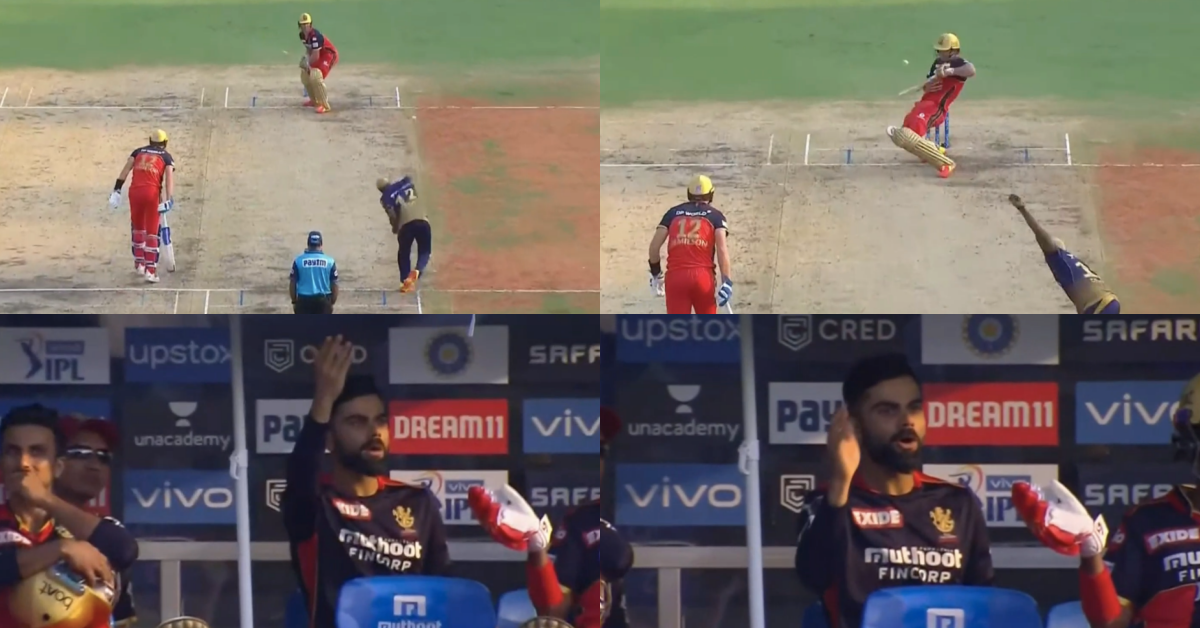 Virat Kohli Reaction AB de Villiers Audacious Shot