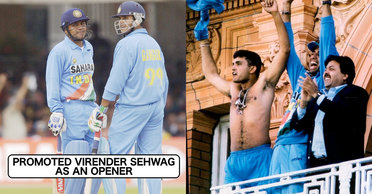 5 Big Decisions By Captain Sourav Ganguly Which Changed Indian Cricket